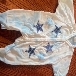 Baby Kakes Tie Dye Star onesie